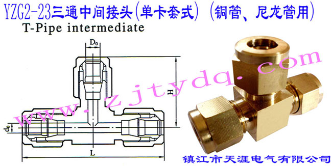 YZG2-23ͨg^(οʽ) (~)T-pipe Intermediate Connector