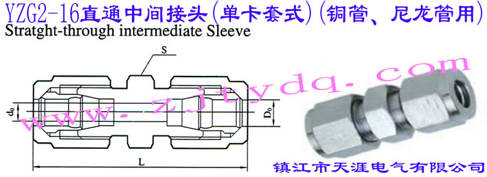 YZG2-16ֱͨg^(οʽ)(~)Straight-through Intermediate Sleeve